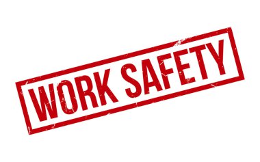 İş Güvenliği Kauçuk Mühür Vektörü