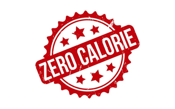 Zero Calorie Gummistämpel Tätningsvektor — Stock vektor