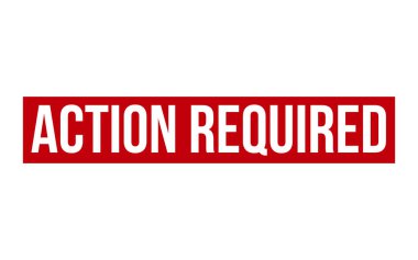 Eylem Gerekli Lastik Damga Mühürleme Vektörü