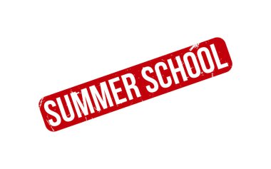 Yaz Okulu Lastik Mühür Vektörü