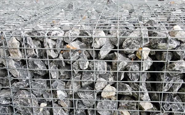 Gabion kamienie — Zdjęcie stockowe