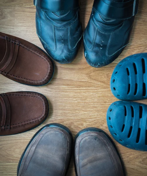 Shot of several types of shoes — Stock Photo, Image