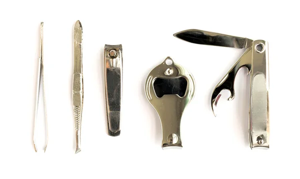 Gereedschap van een manicure set — Stockfoto