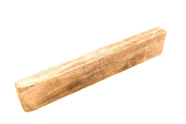 Wood on White Background — Stock Photo, Image