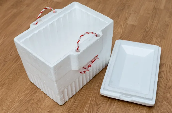 Коробка для хранения пенопласта — стоковое фото