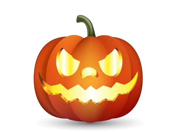 Halloween tök izolált — Stock Vector