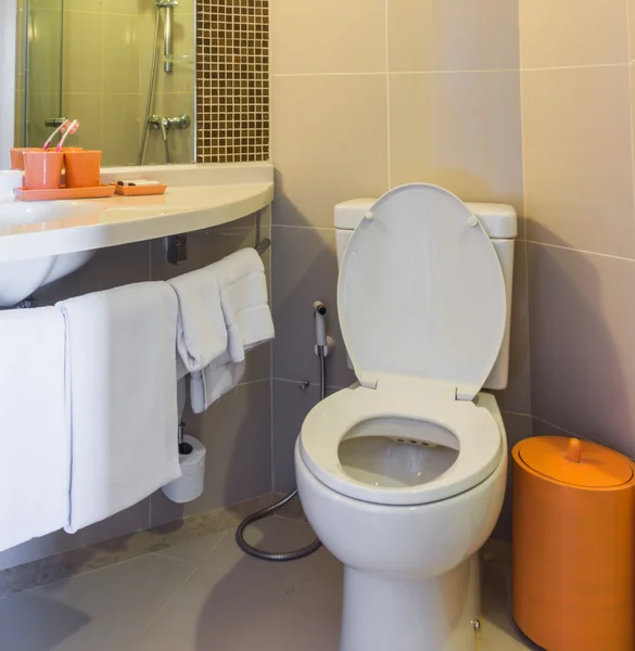 Weinig moderne toiletten — Stockfoto