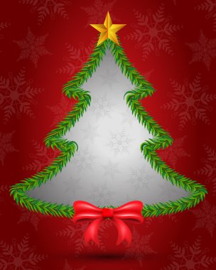 Noel yaprak grup Noel ağacı Şekil
