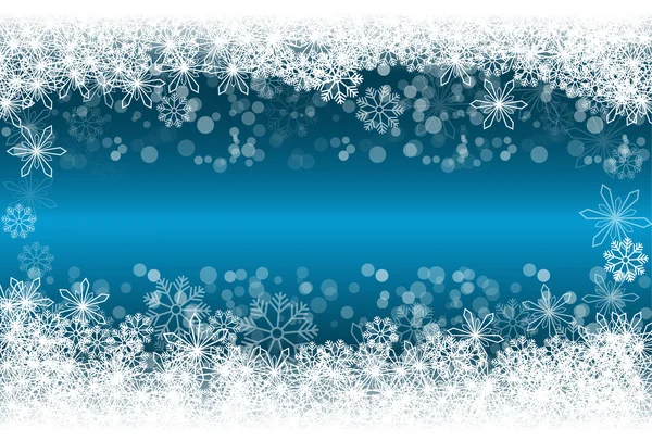 Christmas snowflakes background — Stock Vector