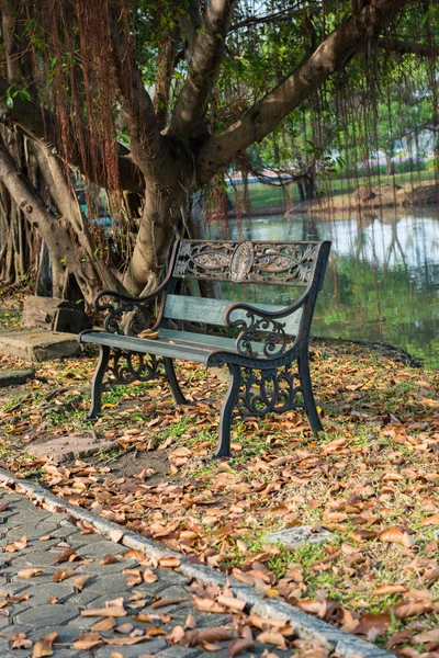 Banc dans le parc — Photo