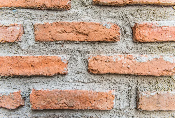 Eski kırmızı tuğla duvar dokusu arkaplanı — Stok fotoğraf