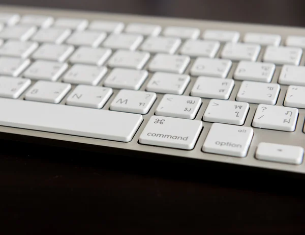 Closeup Computer keyboard — Stock Photo, Image