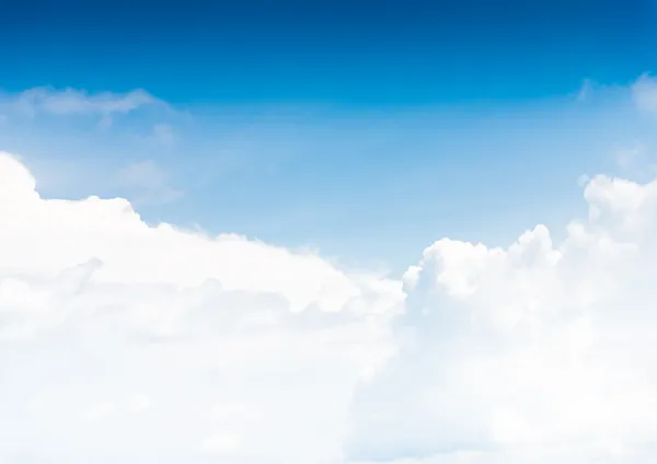 Beautiful Blue Sky Background Template — Stock Photo, Image