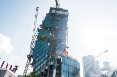 Vinçli inşaat alanı