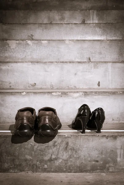 Zapatos de hombre y mujer — Foto de Stock