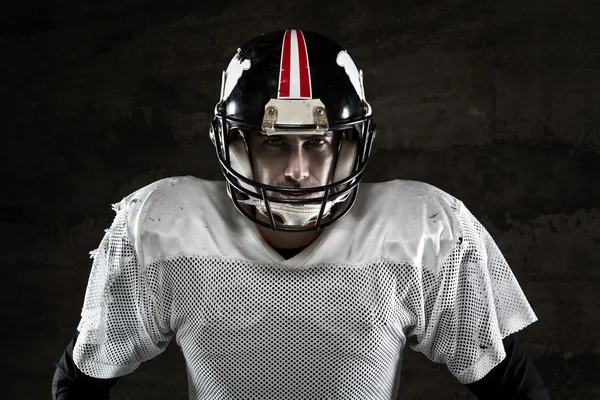 Portrait of american football player — Stock Photo, Image