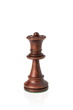izole tahta Kraliçe satranç