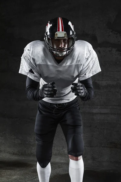 American football player waiting for you — Stock Photo, Image