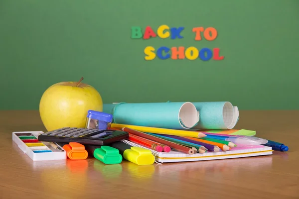 School set for the letter and drawing — Stock Photo, Image