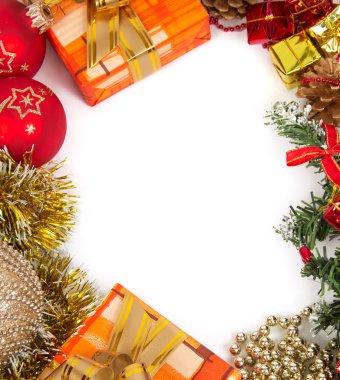 Yeni yıl çerçeve, arka plan