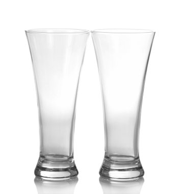 iki bira boş bardak