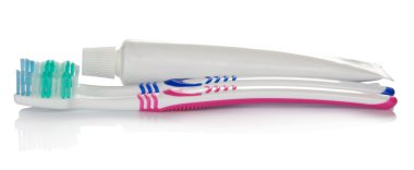 demek için üzerinde beyaz izole bir ağız boşluğu Bakımı