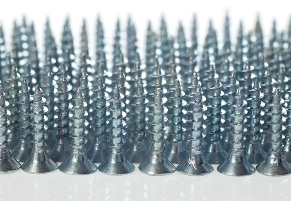 It is a lot of screws close up — Stock Photo, Image