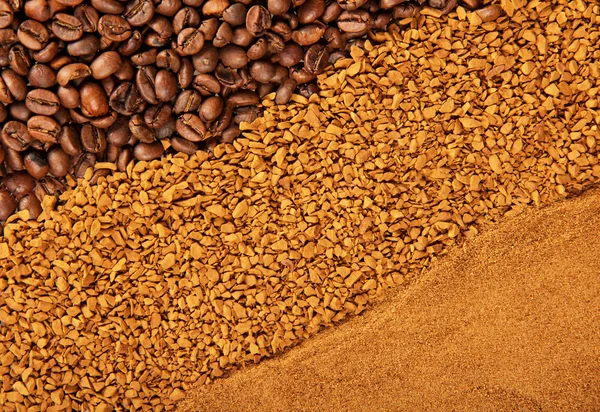 Various texture of coffee — Stock Photo, Image