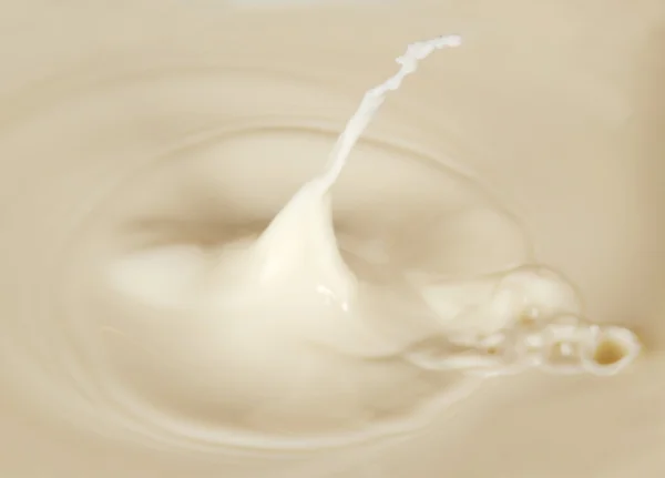 Fantástico fondo de leche. Gotas, olas, salpicaduras . —  Fotos de Stock