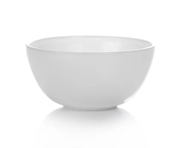Witte lege cup geïsoleerd op wit — Stockfoto