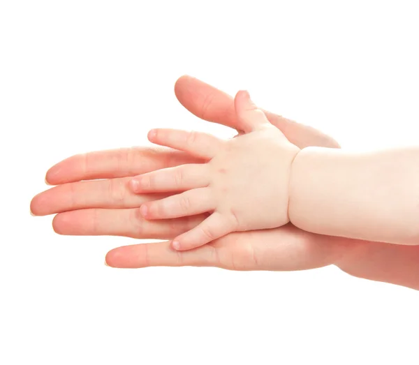 Die Hände von Mutter und Kindern — Stockfoto