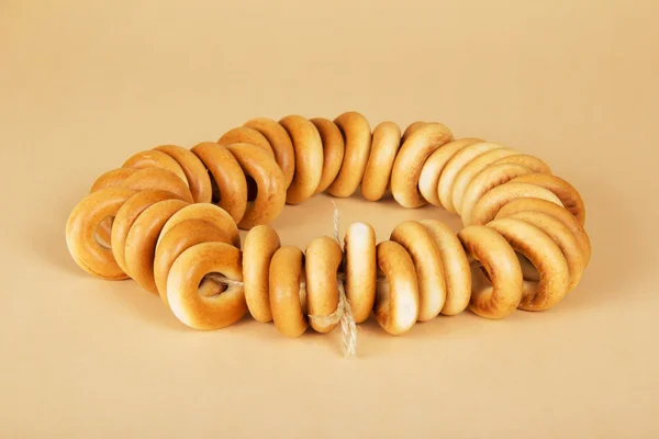 Hoop van de aangesloten bagels — Stockfoto