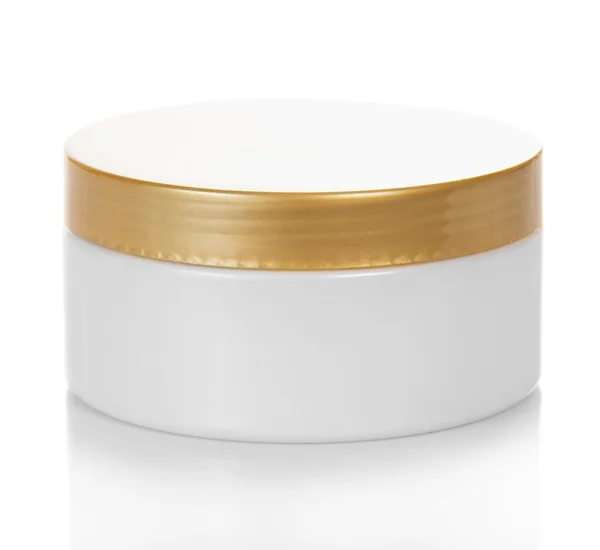 Natural cosmetic cream jar — Stock Photo, Image