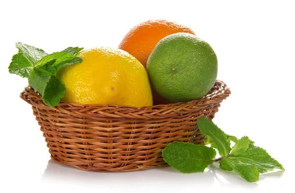 Lemon, lime, orange — Stock Photo, Image