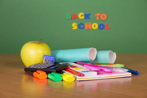 School set for the letter and drawing — Stock Photo, Image