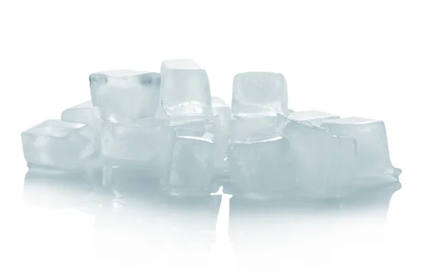 Ice for the cocktail, isolated on white — Stock Photo, Image