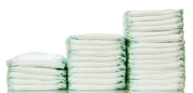 adımlar farklı yığında çocuk bezi