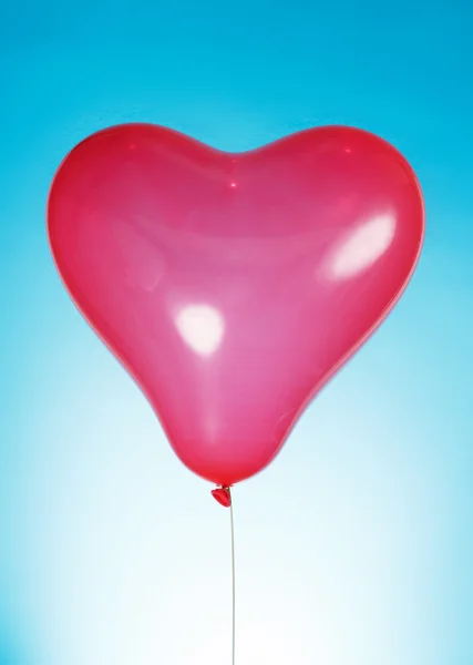 Baloon ve tvaru srdce — Stock fotografie