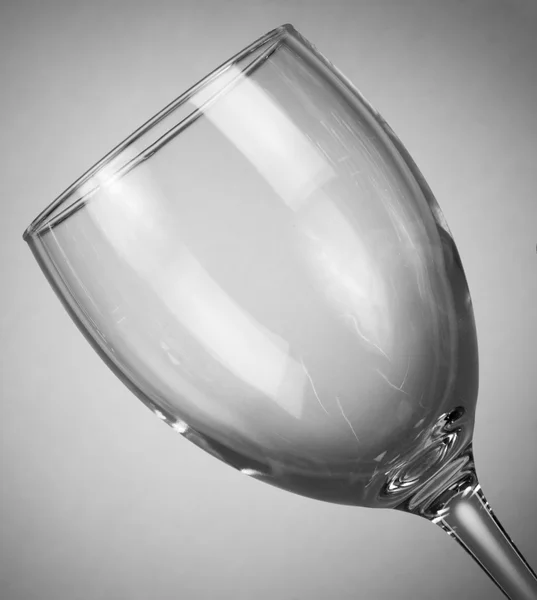 Bicchiere da vino vuoto — Foto Stock