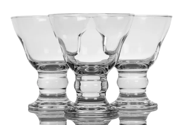 Empty shot glasses — Stock Photo, Image