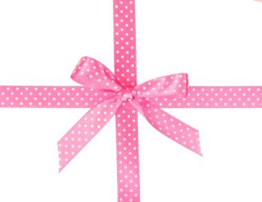 Pembe kurdeleli.
