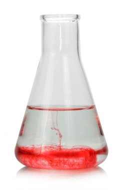 flask kimya sıvı ile