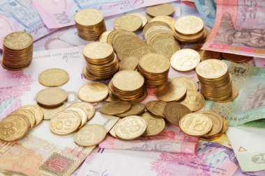 banknotların üzerinde Ukrayna paraları