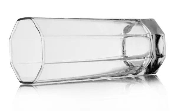 Odwrócony pustej szklanki — Zdjęcie stockowe