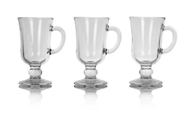 Irish Coffee cocktail glasses — Stock Photo, Image