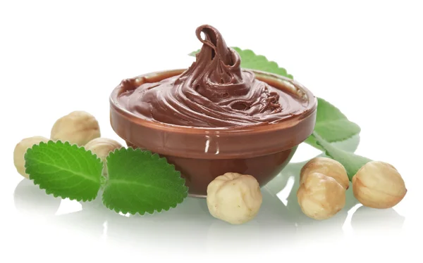 Cuenco de crema de chocolate — Foto de Stock