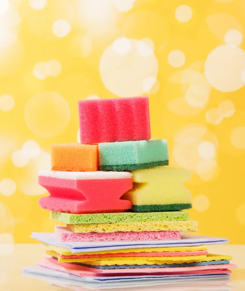 Sponges for washing dishes — Stock Photo, Image