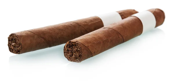 Two cuban cigars — Stock Photo, Image