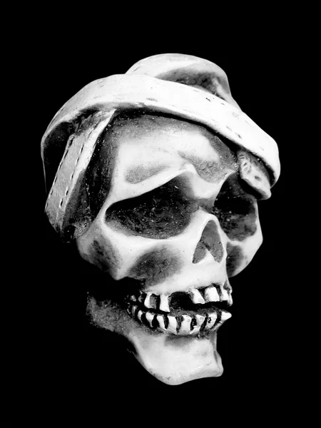 Skull In Black And White — Stock Photo, Image