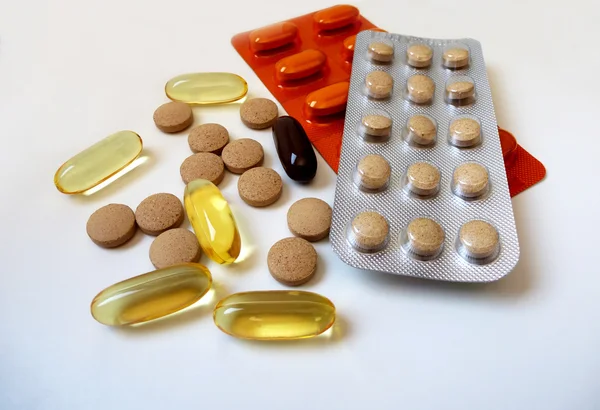 Vitaminpillen — Stockfoto